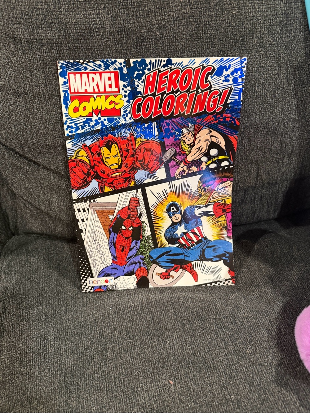 Marvel comics Heroic advanced Coloring book